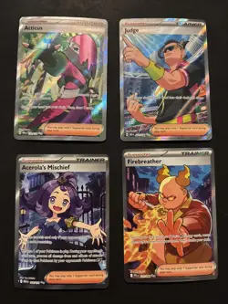 Pokemon TCG: ME & SV 4 Card Full Art Trainers - Image 2