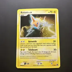 Pokemon Card Rotom Holo Rare Great Encounters 7/106 Holo SWIRL - Image 1