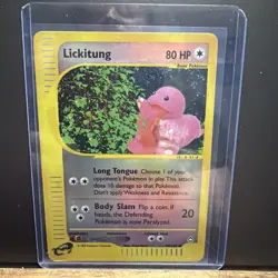 Lickitung 90/147 E-Series Aquapolis 2002 Reverse-Holo Card MP - Image 1
