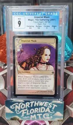 Graded MTG Card - CGC Mint 9 - Future Sight - Imperial Mask (Foil) - Image 1
