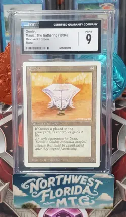 Graded MTG Card - CGC Mint 9 - 3rd Edition (Revised) - Onulet - Image 1