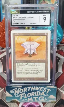 Graded MTG Card - CGC Mint 9 - 3rd Edition (Revised) - Onulet - Image 1