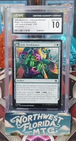 Graded MTG Card - CGC Gem Mint 10 - LCI - Jade Seedstones Jadeheart Attendant - Image 1