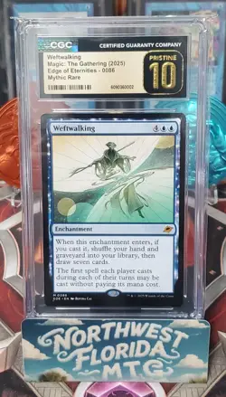 Graded MTG Card - CGC Pristine 10 - Edge of Eternities - Weftwalking - Image 1