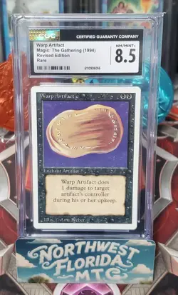 Graded MTG Card - CGC 8.5 - 3rd Edition (Revised) - Warp Artifact - Image 1