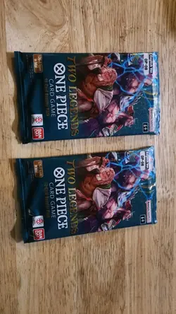 Two Legends Booster Packs One Piece Card Game OP08 English OP8 - lot of 2 - Image 1