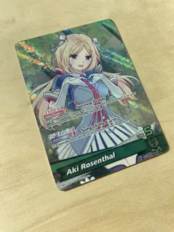 hololive OFFICIAL CARD GAME Aki Rosenthal (OSR) - Blooming Radiance - Image 3