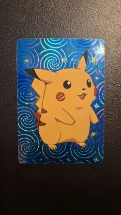 Rhydon, Snorlax, Pikachu Holo 1996 Japan Pokemon Vending Machine Sticker Card - Image 2