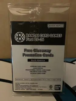 SEALED TCG Bandai Card Games Fest 25-26 Promo PACK-Gundam, OP, Luffy OP07-073 - Image 2