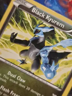 Black Kyurem 100/149 B&W Boundaries Crossed Rare Pokemon Card - Image 2