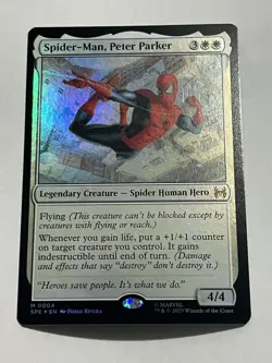 MTG Spider-Man, Peter Parker Marvel's Spider-Man Eternal FOIL - Image 1