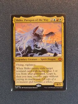 MTG Shiko, Paragon of the Way - Tarkir: Dragonstorm - TDM - Near Mint+ - Image 1