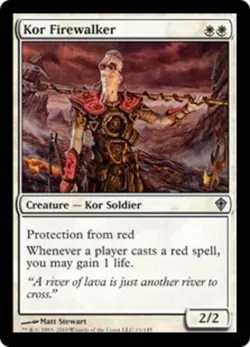 Kor Firewalker - Worldwake #11/145 MTG Magic The Gathering - Image 1