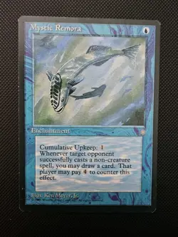 MTG - Mystic Remora - Ice Age - LP - Magic the Gathering - Image 1