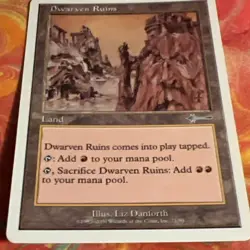 Wizards of the Coast Dwarven Ruins Land Regular English Liz Danforth - Image 1