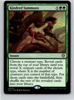 Magic the Gathering Kindred Summons Lorwyn Eclipsed Commander MTG Free Shipping! - Image 1