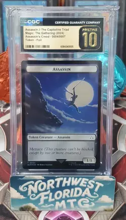 CGC Pristine 10 - Assassin's Creed - Assassin/The Capitoline Triad Token (Foil) - Image 1