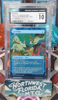 Graded MTG - CGC Gem Mint 10 - Wilds of Eldraine: Enchanting Tales - Curiosity - Image 1