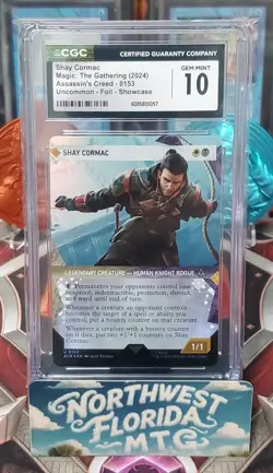Graded MTG - CGC Gem Mint 10 - Assassin's Creed - Shay Cormac (Foil) Showcase - Image 1