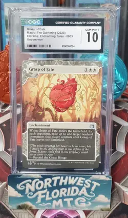 MTG - CGC Gem Mint 10 - Wilds of Eldraine: Enchanting Tales - Grasp of Fate - Image 1