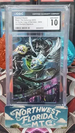 CGC Pristine 10 - Edge of Eternities - Quantum Riddler (Gold-Stamped Signature) - Image 1