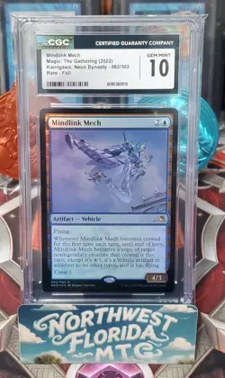 MTG - CGC Gem Mint 10 - Kamigawa: Neon Dynasty - Mindlink Mech (Foil) - Image 1