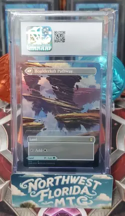 MTG - CGC Mint+ 9.5 - Branchloft Pathway/Boulderloft Pathway (Borderless) Foil - Image 2