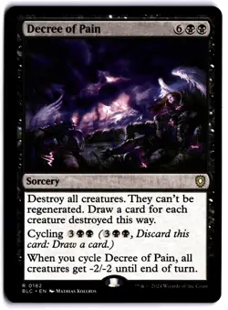 Decree of Pain NM BLC Commander: Bloomburrow MTG - Image 1