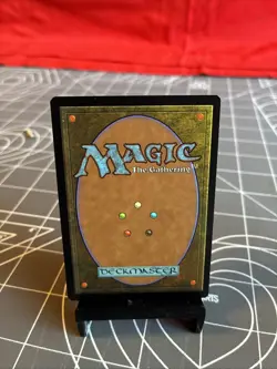 Vintage 1997 MTG Tempest Reflecting Pool NM w/ Purple Stripes Print Error - Image 3