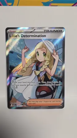 Lillie's Determination Illustration Rare Pokemon - Mega Evolutions #169 - Image 1