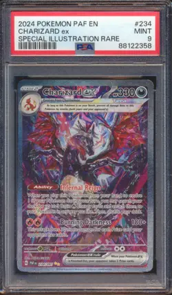 2024 POKEMON PALDEAN FATES CHARIZARD EX #234 SIR PSA 9! - Image 1