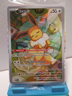 SEALED Pokemon Center Stamped Eevee 173 Promo Prismatic Evolutions ETB Exclusive - Image 2