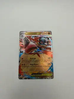 Mega Lucario Ex Pokemon Prize Pack Series 8 Promo Pokemon Card NM - Image 1