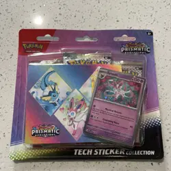 Pokemon TCG Scarlet Violet Prismatic Evolutions Tech Sticker Collection Sylveon - Image 1