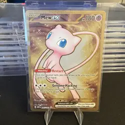 Mew Ex 205/165 Ultra Premium Gold Metal Promo English 2023 Pokemon SV 151 NM - Image 1