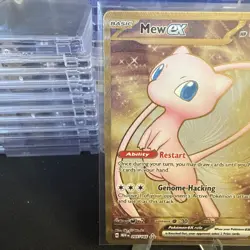 Mew Ex 205/165 Ultra Premium Gold Metal Promo English 2023 Pokemon SV 151 NM - Image 2