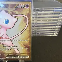 Mew Ex 205/165 Ultra Premium Gold Metal Promo English 2023 Pokemon SV 151 NM - Image 3