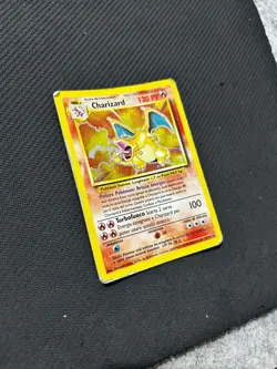 POKEMON SET BASE CHARIZARD 4/102 RARA REVERSE HOLO ORIGINAE BUONA ITALIANA - Image 3