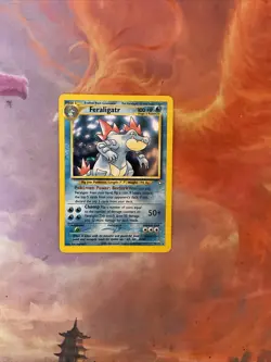 2000 Pokemon Feraligatr Holo Neo Genesis 4/111 - Image 2