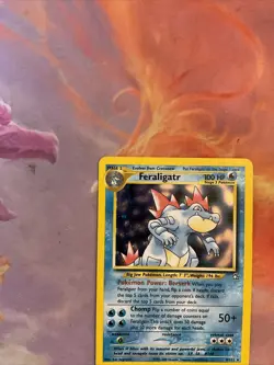 2000 Pokemon Feraligatr Holo Neo Genesis 4/111 - Image 3