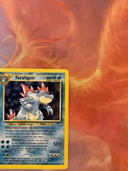 2000 Pokemon Feraligatr Holo Neo Genesis 4/111 - Image 4