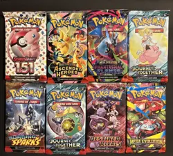 Pokemon TCG Booster Pack Variety Bundle (16 Packs) Factory Sealed - Image 1