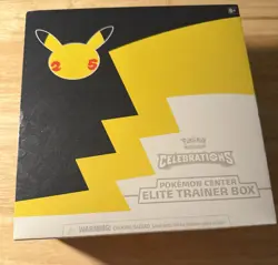 Pokemon TCG Celebrations Pokemon Center Elite Trainer Box ETB PC Exclusive 820650809866 - Image 1