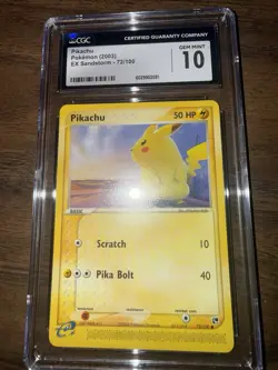 Pokemon TCG 2003 Ex Sandstorm 72/100 CGC 10 Gem mint - Image 2