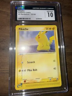 Pokemon TCG 2003 Ex Sandstorm 72/100 CGC 10 Gem mint - Image 3