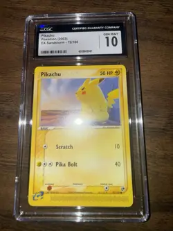 Pokemon TCG 2003 Ex Sandstorm 72/100 CGC 10 Gem mint - Image 4