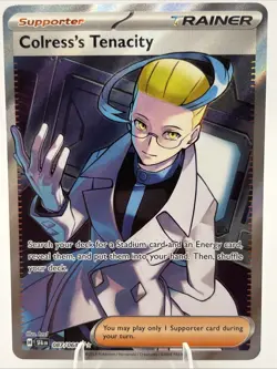 Pokemon Shrouded Fable Colress's Tenacity #087/064 NM - Image 1
