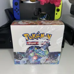 Pokemon TCG Scarlet Violet Steller Crown Booster Box Factory Sealed SV07 - Image 1