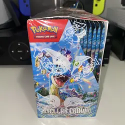 Pokemon TCG Scarlet Violet Steller Crown Booster Box Factory Sealed SV07 - Image 2