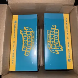 IN HAND [2] Mega Evolution Ascended Heroes Pokemon Center Exclusive ETB Sealed - Image 1